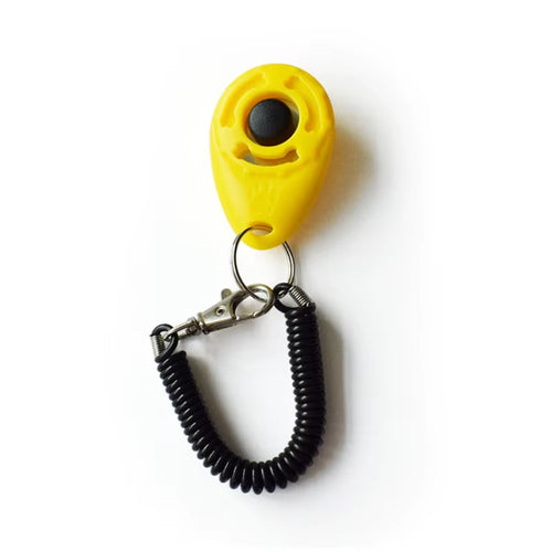 Adjustable Dog Training Clicker with Wrist Strap - Effective Training Aid for Dogs and Cats