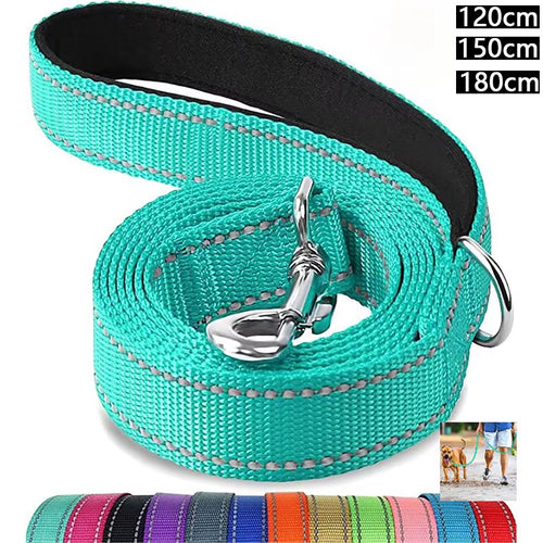 Gatti Cani Imbracatura Collare Cinghia Di Piombo Riflessione Notturna Cane Pet Traino Corda 1.2/1.5/1.8M Guardia Corda Pet Walking Training Guinzaglio