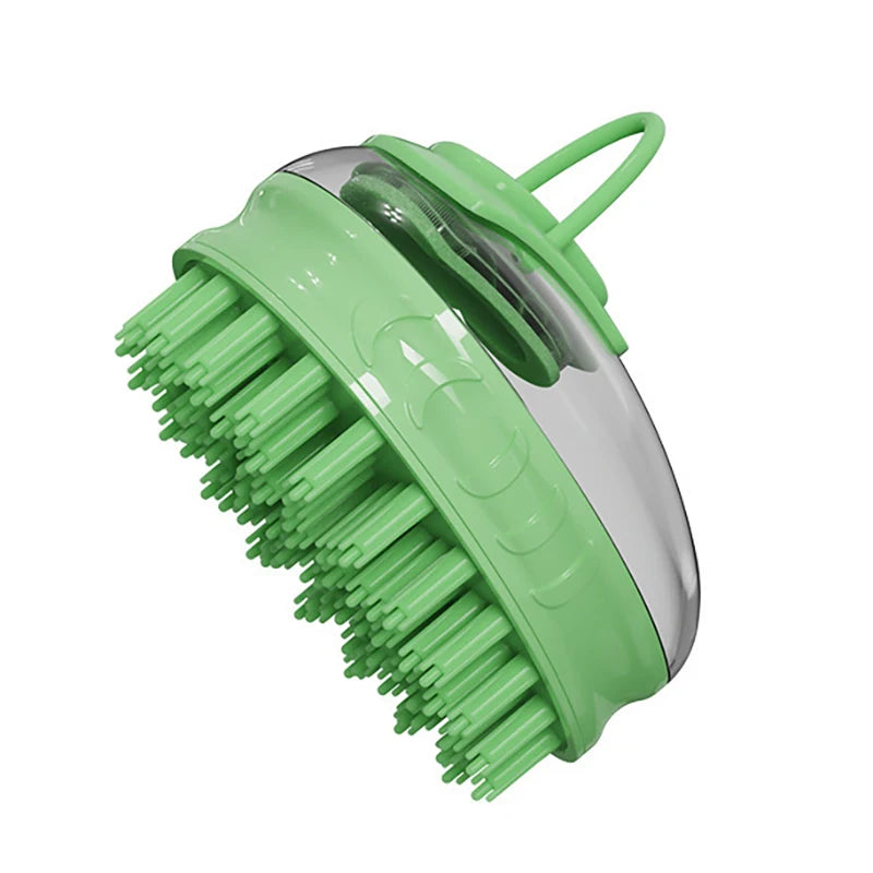 2-in-1 Bath Brush for Dogs and Cats, Pet Massage Comb for SPA Grooming, Soft Silicone Shower Brush, Dog Fur Cleaning Tool, Pet Care Accessories