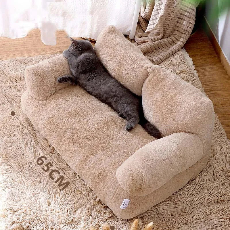 Lettino di Lusso per Gatti e Cani di Piccola e Media Taglia - Comodo e Caldo per l'Inverno, Ideale per Cuccioli e Animali Domestici