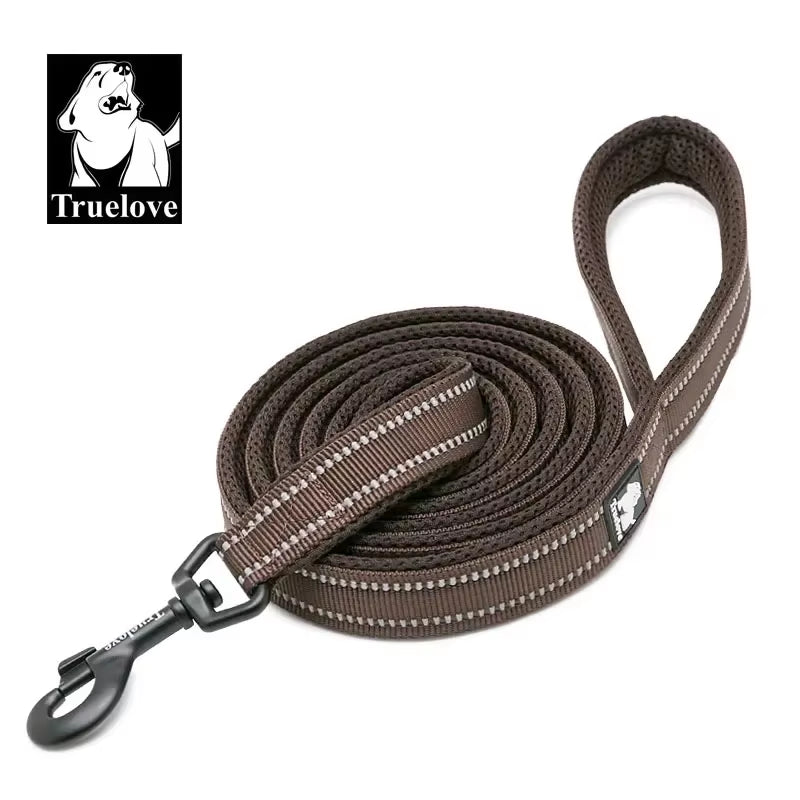 Truelove Soft Reflective Nylon Leash for Large Dogs and Cats, Padded, 200 cm, Available in 11 Colors, TLL2112 Dropshipping