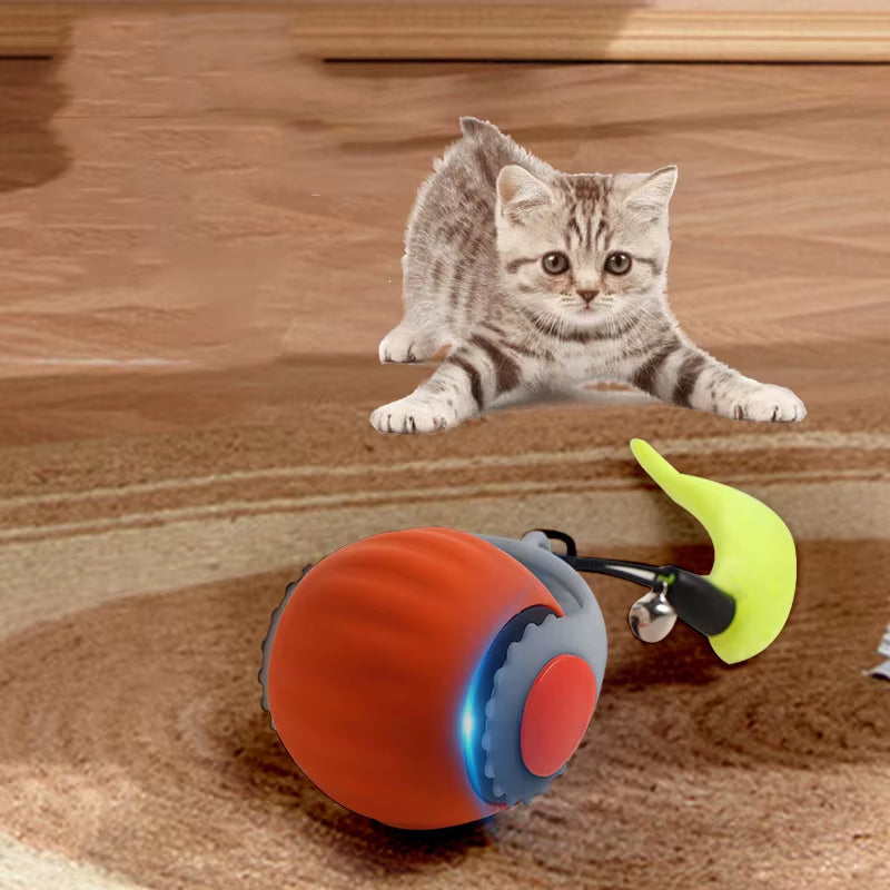 Intelligent Interactive Cat Ball Toy for Pets, Electric Play Ball for Cats, Engaging Anti-Boredom Toy, Safe and Durable Pet Plaything