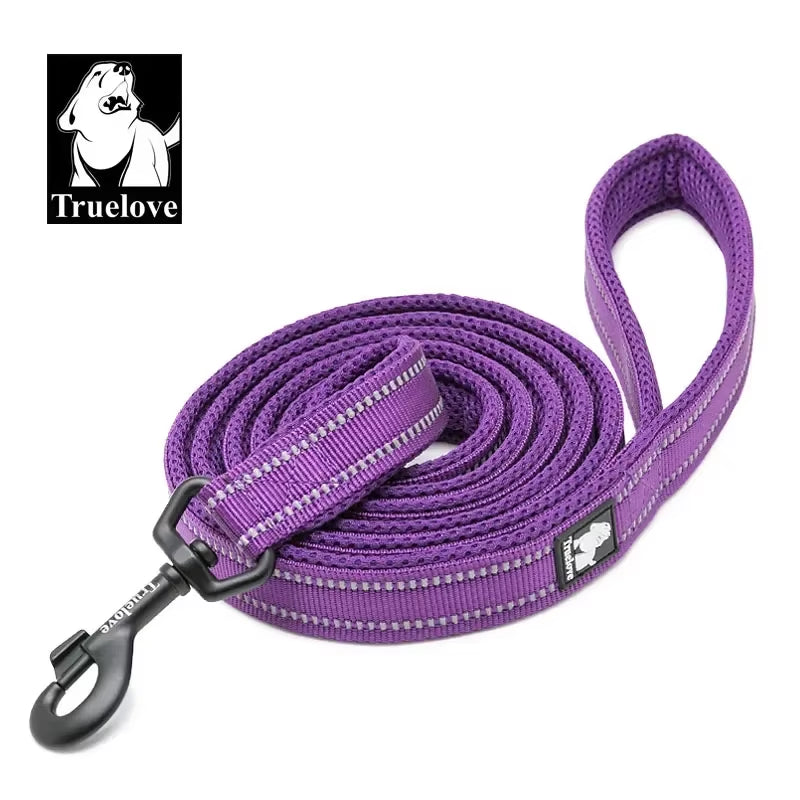 Truelove Soft Reflective Nylon Leash for Large Dogs and Cats, Padded, 200 cm, Available in 11 Colors, TLL2112 Dropshipping