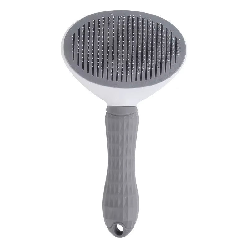 Professional Self-Cleaning Pet Grooming Brush and Comb for Dogs and Cats - Effective Shedding Tool and Accessories for Pet Care