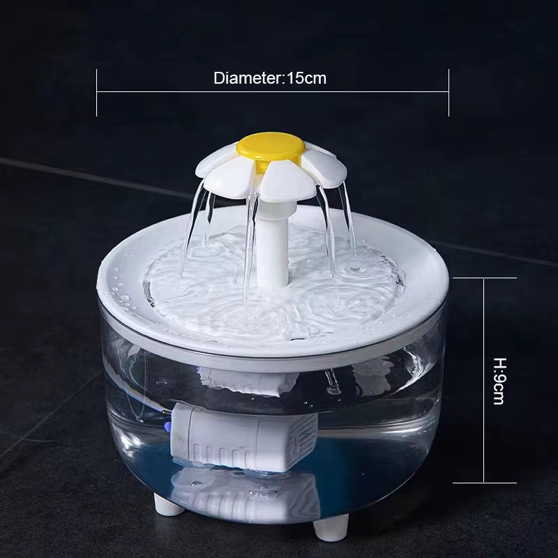 Animali Domestici Fontana Di Acqua Filtro Automatico USB Elettrico Muto Abbeveratoio per Gatti Ciotola 1200Ml Recirculare Filtring Bevitore per Gatti Distributore Di Acqua