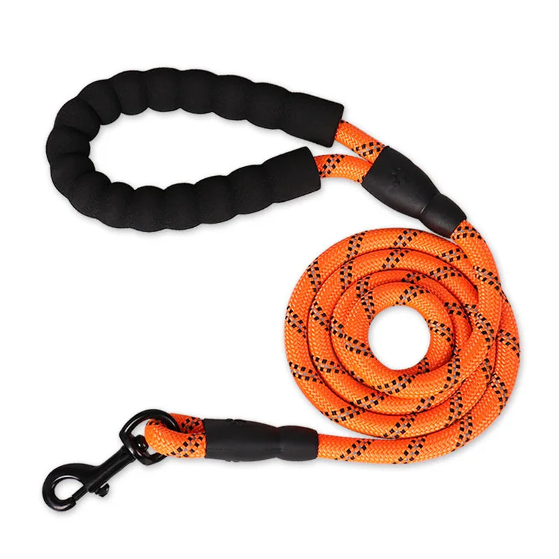 Resilient Dog Leashes 120/150/200/300CM with Soft Grip Handle, Reinforced for Small, Medium, and Large Breeds