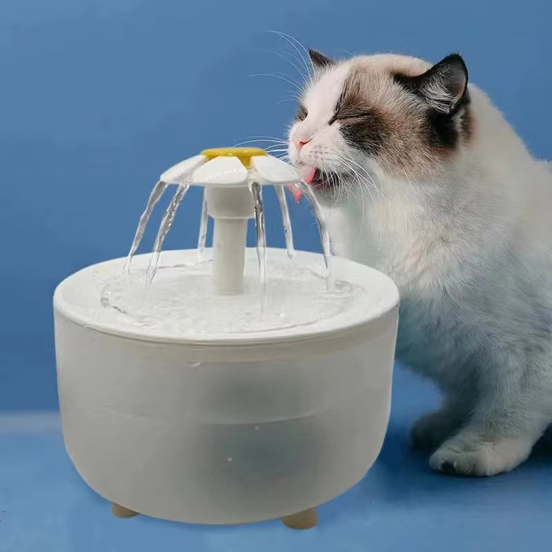Animali Domestici Fontana Di Acqua Filtro Automatico USB Elettrico Muto Abbeveratoio per Gatti Ciotola 1200Ml Recirculare Filtring Bevitore per Gatti Distributore Di Acqua