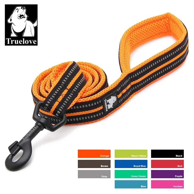 Truelove Soft Reflective Nylon Leash for Large Dogs and Cats, Padded, 200 cm, Available in 11 Colors, TLL2112 Dropshipping