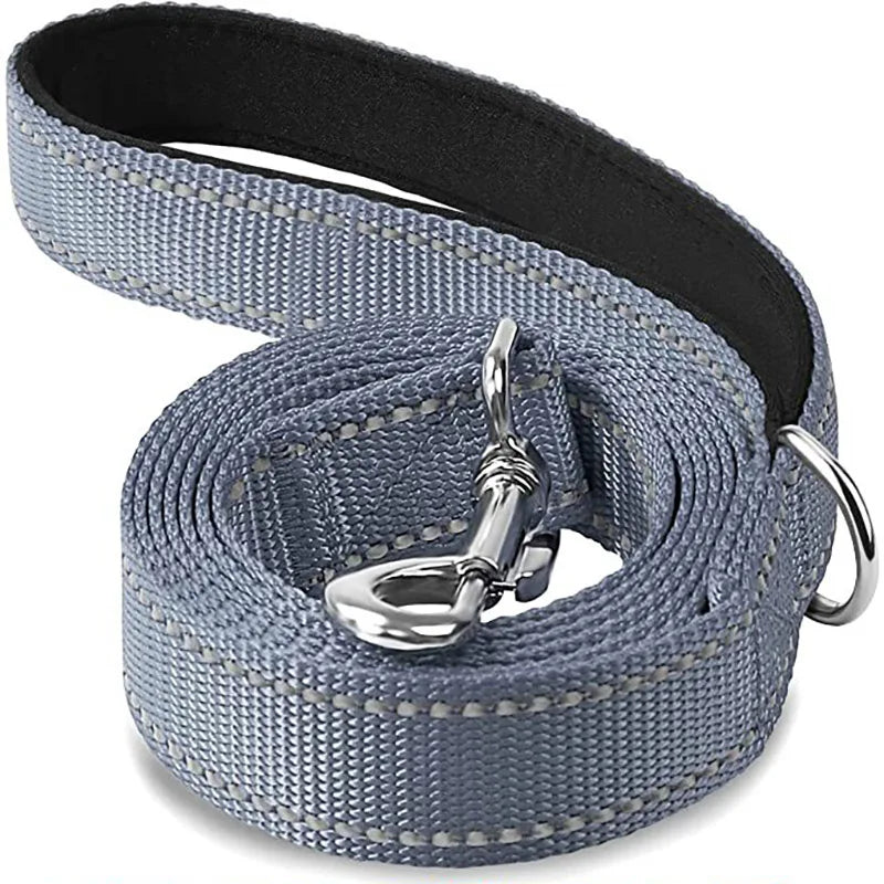 Gatti e Cani Imbracatura con Collare e Cinghia di Piombo Riflettente per Passeggiate Notturne - Guinzaglio per Addestramento e Sicurezza, Lunghezze 1.2/1.5/1.8M