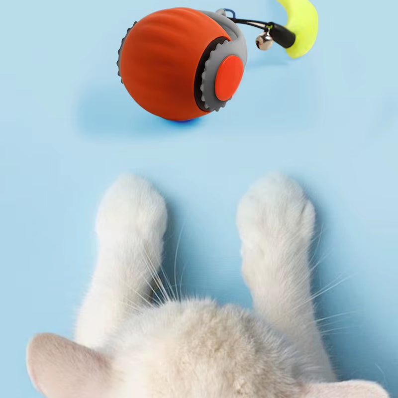 Intelligent Interactive Cat Ball Toy for Pets, Electric Play Ball for Cats, Engaging Anti-Boredom Toy, Safe and Durable Pet Plaything