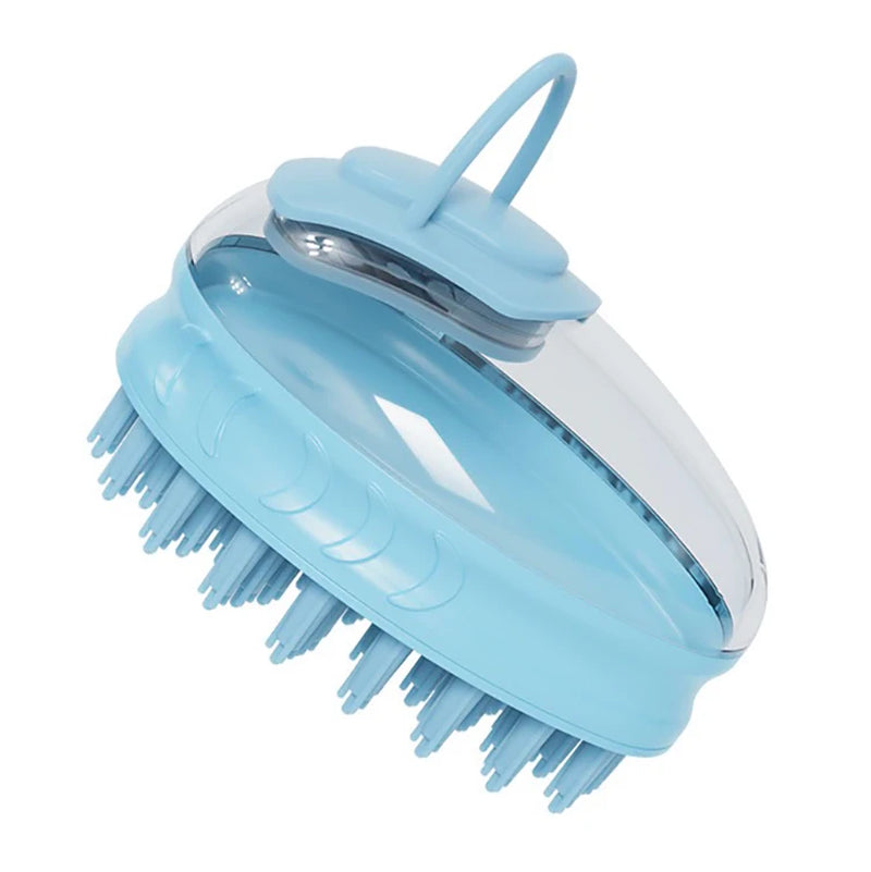 2-in-1 Bath Brush for Dogs and Cats, Pet Massage Comb for SPA Grooming, Soft Silicone Shower Brush, Dog Fur Cleaning Tool, Pet Care Accessories