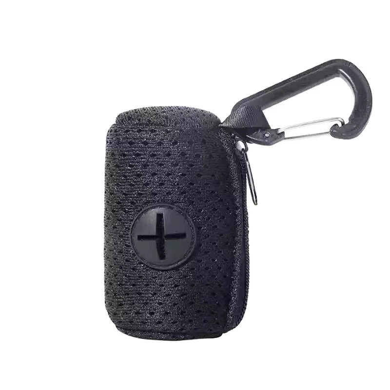 Guinzaglio Doppio in Nylon per Passeggiate con Due Cani, Inclusa Borsa per Rifiuti, Lunghezza 1,5 + 0,5 M