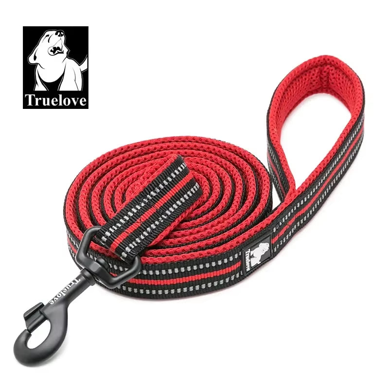 Truelove Soft Reflective Nylon Leash for Large Dogs and Cats, Padded, 200 cm, Available in 11 Colors, TLL2112 Dropshipping