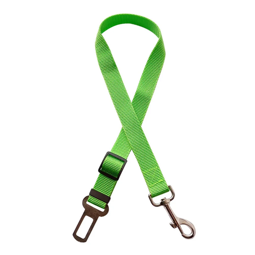 Cintura di Sicurezza Regolabile per Cani in Nylon con Ammortizzazione e Riflessione - Accessori per Viaggi Sicuri con Animali Domestici