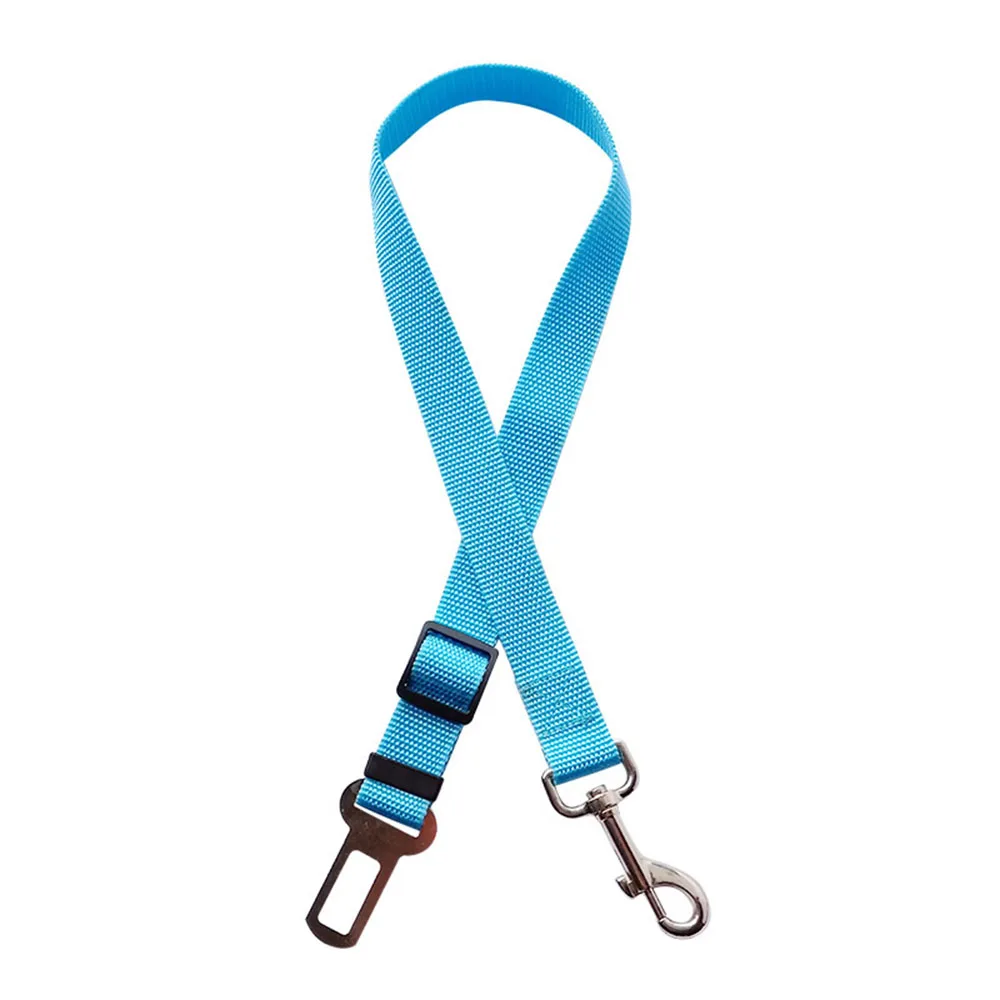 Cintura di Sicurezza Regolabile per Cani in Nylon con Ammortizzazione e Riflessione - Accessori per Viaggi Sicuri con Animali Domestici