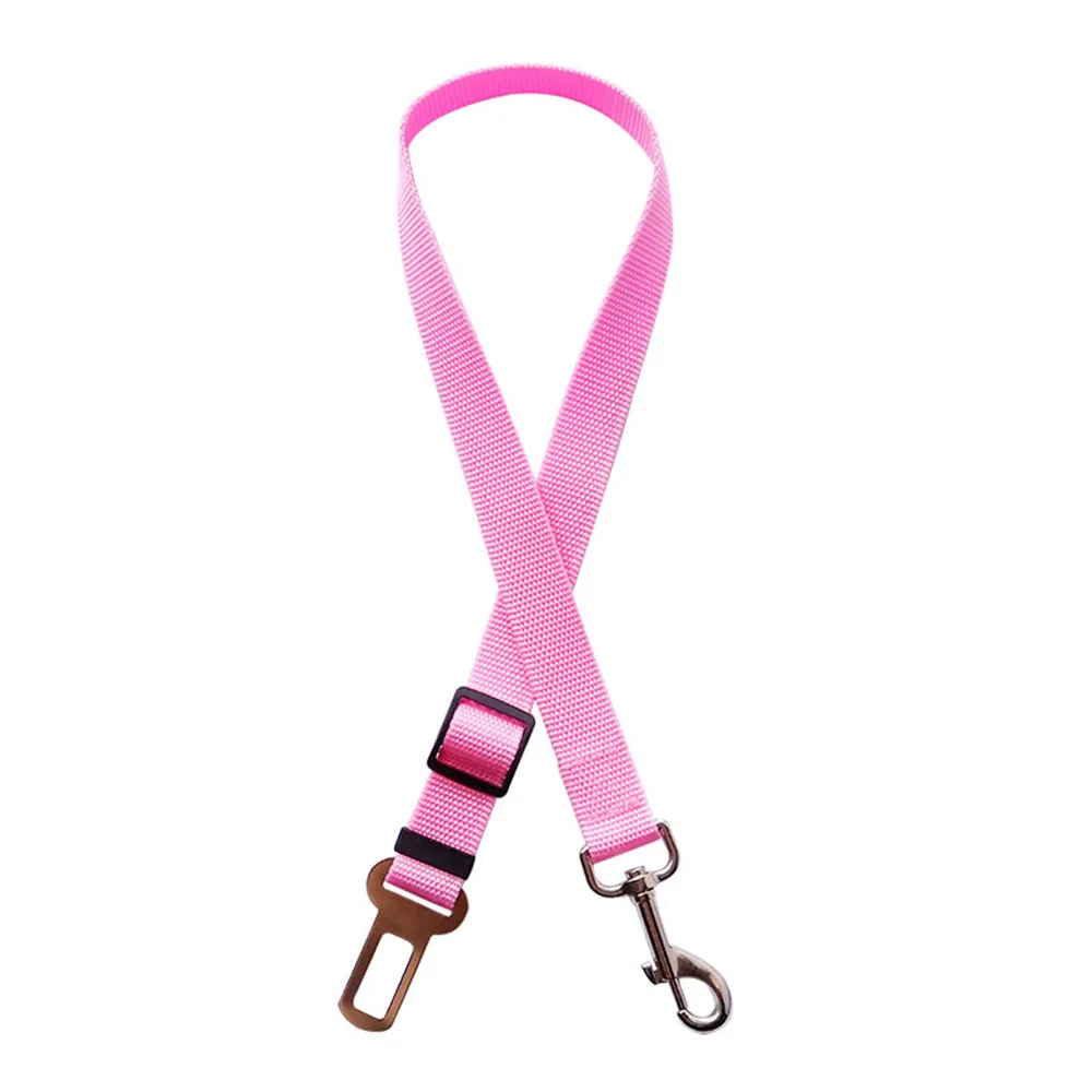 Cintura di Sicurezza Regolabile per Cani in Nylon con Ammortizzazione e Riflessione - Accessori per Viaggi Sicuri con Animali Domestici