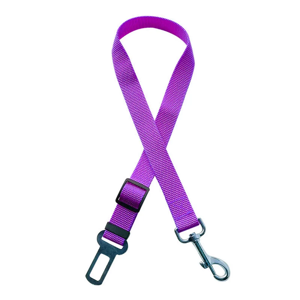 Cintura di Sicurezza Regolabile per Cani in Nylon con Ammortizzazione e Riflessione - Accessori per Viaggi Sicuri con Animali Domestici