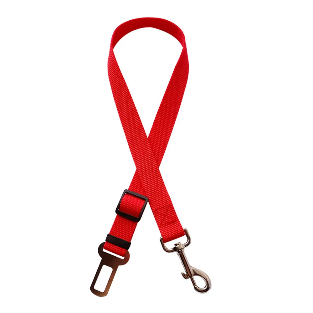 Cintura di Sicurezza Regolabile per Cani in Nylon con Ammortizzazione e Riflessione - Accessori per Viaggi Sicuri con Animali Domestici