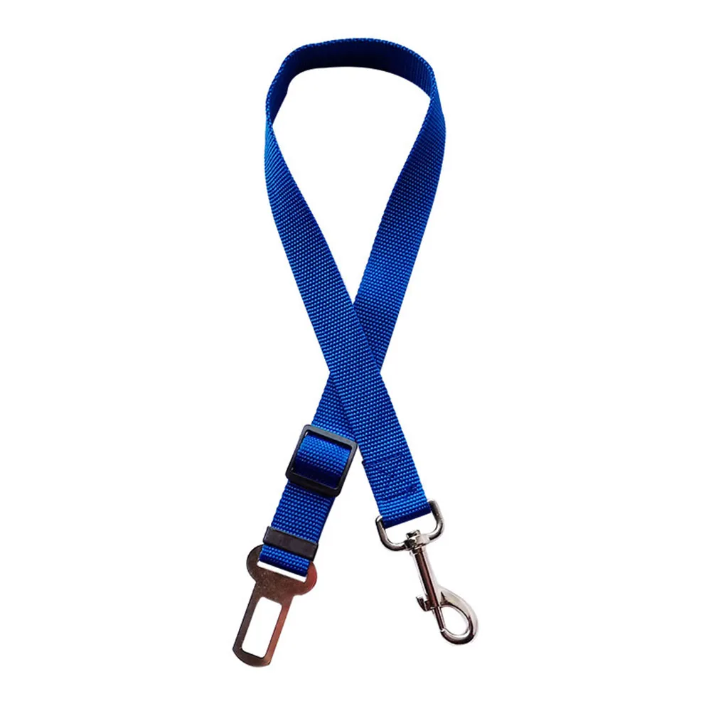 Cintura di Sicurezza Regolabile per Cani in Nylon con Ammortizzazione e Riflessione - Accessori per Viaggi Sicuri con Animali Domestici
