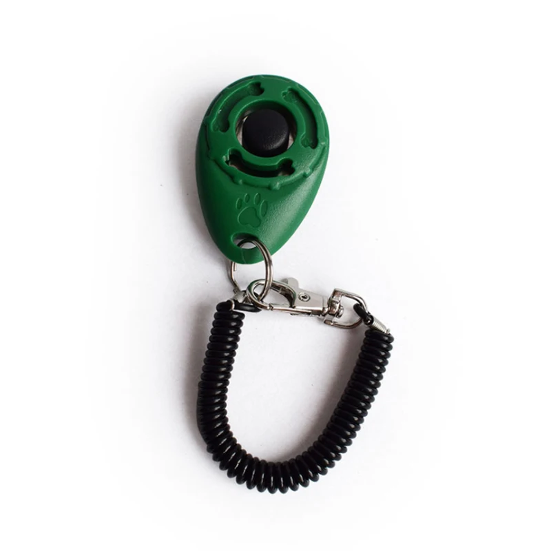 Clicker per Addestramento Canino e Felino in Plastica con Suono, Inclusa Cintura Regolabile e Portachiavi, Strumento Efficace per l'Allenamento degli Animali Domestici