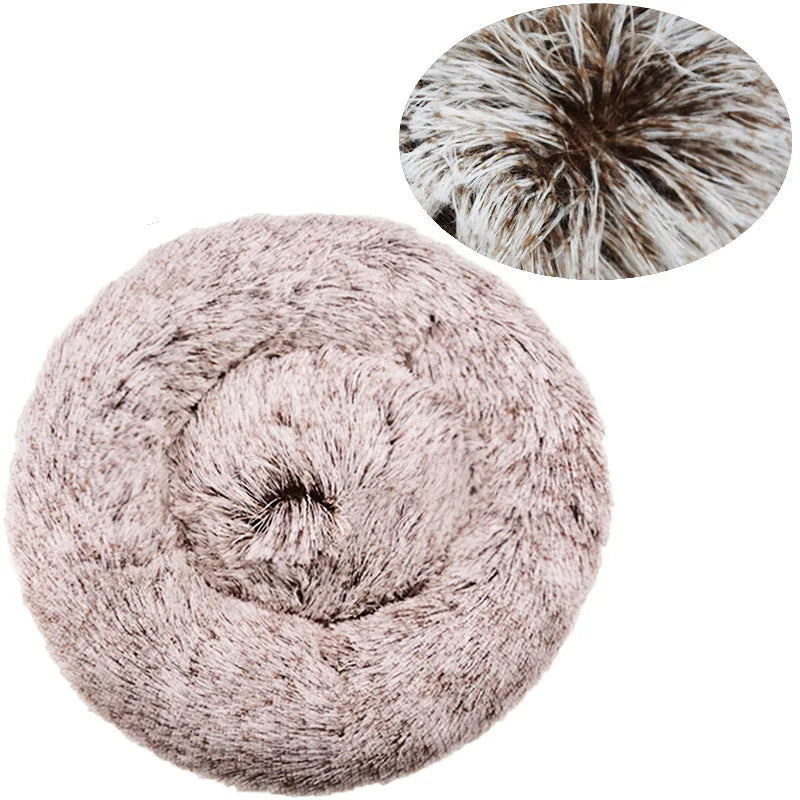 40-90 Cm 6 Dimensioni Letto Rotondo per Animali Domestici per Letto per Cani Di Grandi Dimensioni Letto per Gatti Super Morbido Casetta per Cani in Peluche per Casetta per Cani Di Taglia Media Inverno Caldo per Dormire