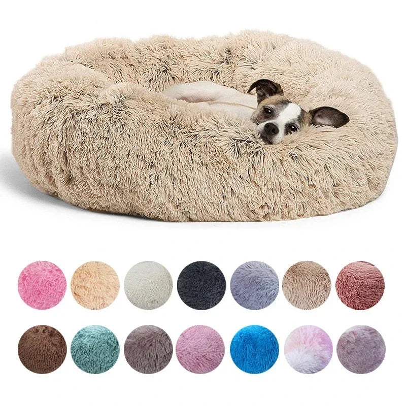 40-90 Cm 6 Dimensioni Letto Rotondo per Animali Domestici per Letto per Cani Di Grandi Dimensioni Letto per Gatti Super Morbido Casetta per Cani in Peluche per Casetta per Cani Di Taglia Media Inverno Caldo per Dormire