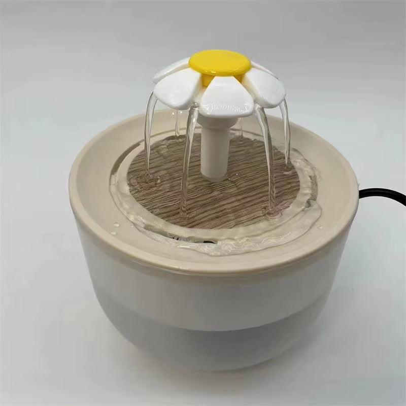 Animali Domestici Fontana Di Acqua Filtro Automatico USB Elettrico Muto Abbeveratoio per Gatti Ciotola 1200Ml Recirculare Filtring Bevitore per Gatti Distributore Di Acqua