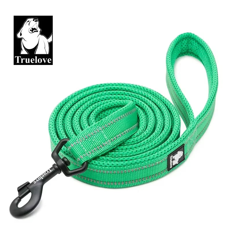 Truelove Soft Reflective Nylon Leash for Large Dogs and Cats, Padded, 200 cm, Available in 11 Colors, TLL2112 Dropshipping