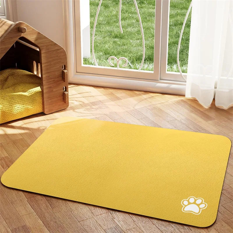 Assorbente per Alimenti e Acqua per Cani e Gatti, Facile da Pulire e a Rapida Asciugatura, Ideale per Animali con Difficoltà nella Bevanda