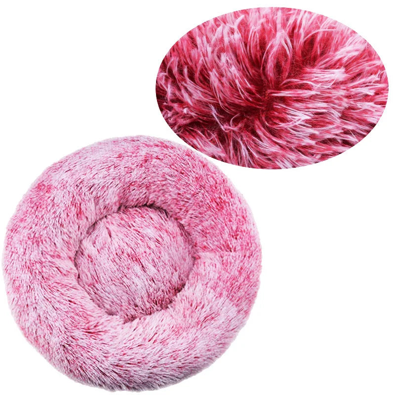 40-90 Cm 6 Dimensioni Letto Rotondo per Animali Domestici per Letto per Cani Di Grandi Dimensioni Letto per Gatti Super Morbido Casetta per Cani in Peluche per Casetta per Cani Di Taglia Media Inverno Caldo per Dormire