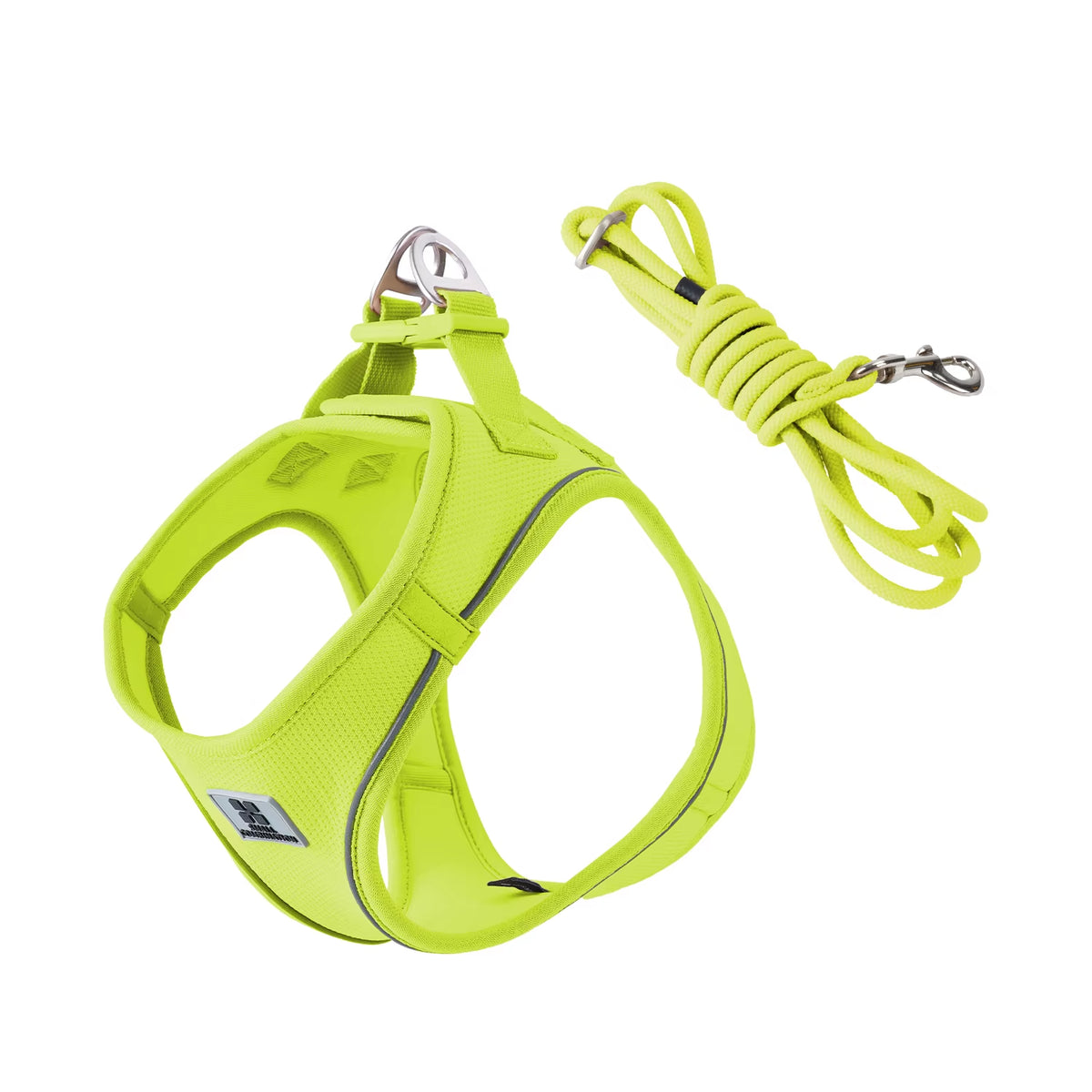 Adjustable Reflective Leash and Harness Set for Small to Medium Dogs, Suitable for Puppies and Cats, Ideal for Outdoor Walks, Compatible with Chihuahuas and Dachshunds
