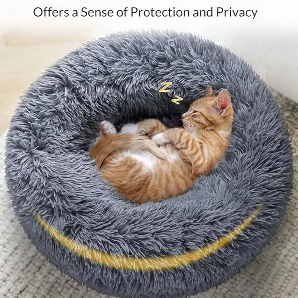 40-90 Cm 6 Dimensioni Letto Rotondo per Animali Domestici per Letto per Cani Di Grandi Dimensioni Letto per Gatti Super Morbido Casetta per Cani in Peluche per Casetta per Cani Di Taglia Media Inverno Caldo per Dormire