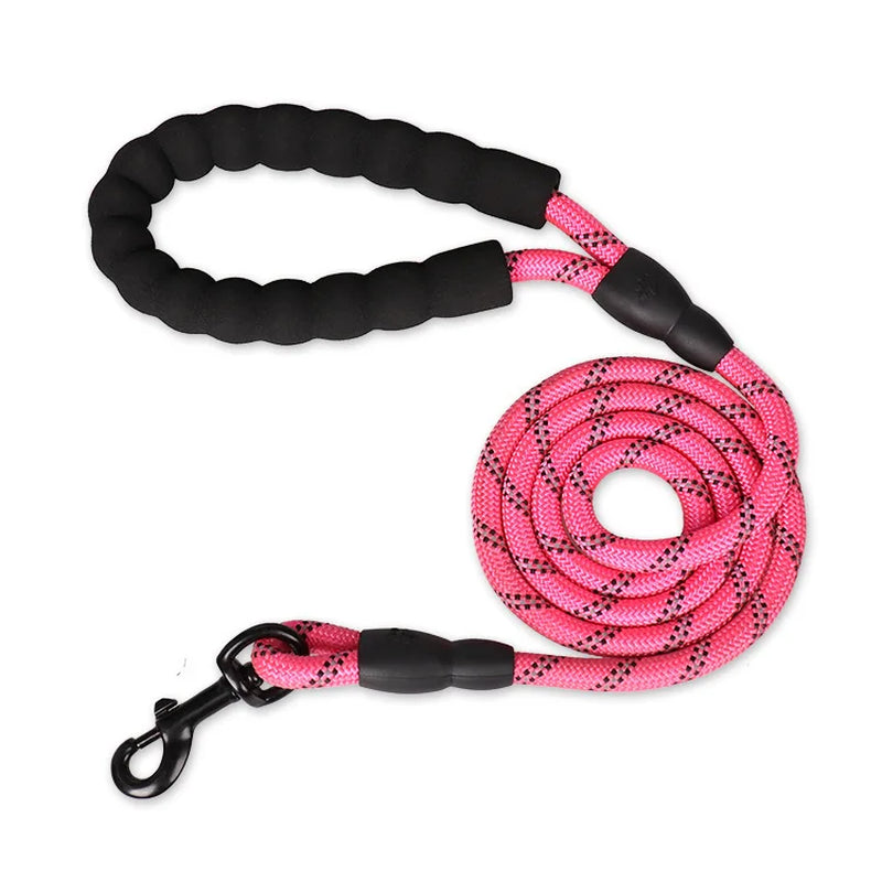 Resilient Dog Leashes 120/150/200/300CM with Soft Grip Handle, Reinforced for Small, Medium, and Large Breeds