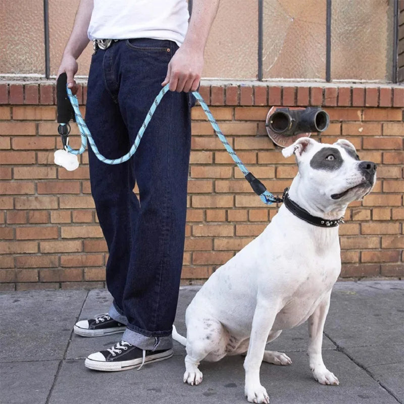 Guinzagli Resistenti per Cani con Manico Morbido - Disponibili in Lunghezze di 120/150/200/300CM per Razze Piccole, Medie e Grandi