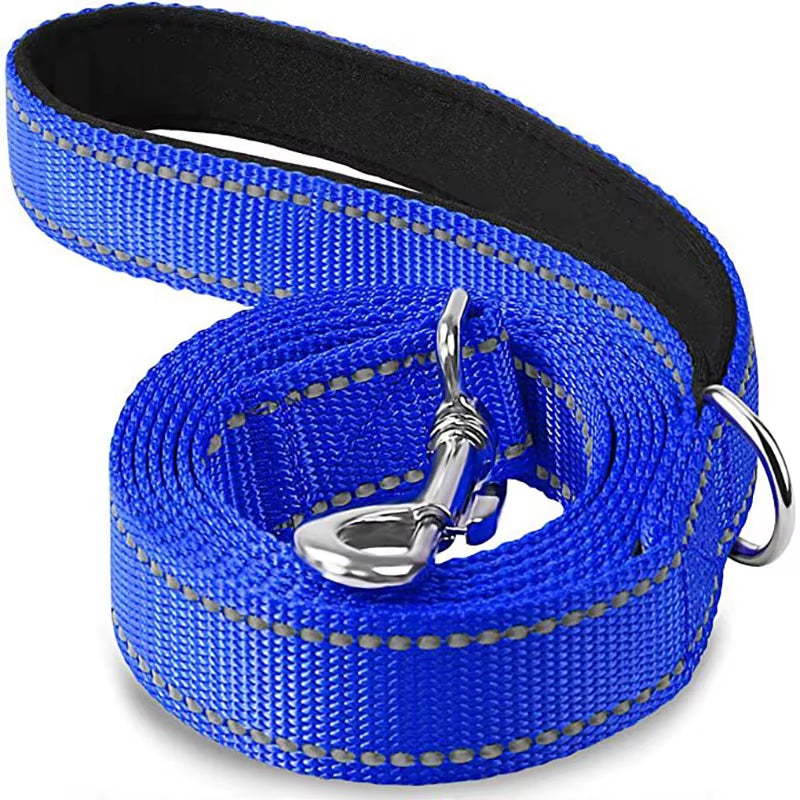 Gatti e Cani Imbracatura con Collare e Cinghia di Piombo Riflettente per Passeggiate Notturne - Guinzaglio per Addestramento e Sicurezza, Lunghezze 1.2/1.5/1.8M