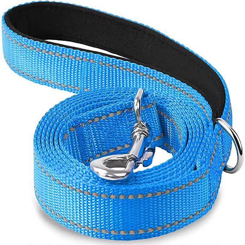 Gatti e Cani Imbracatura con Collare e Cinghia di Piombo Riflettente per Passeggiate Notturne - Guinzaglio per Addestramento e Sicurezza, Lunghezze 1.2/1.5/1.8M
